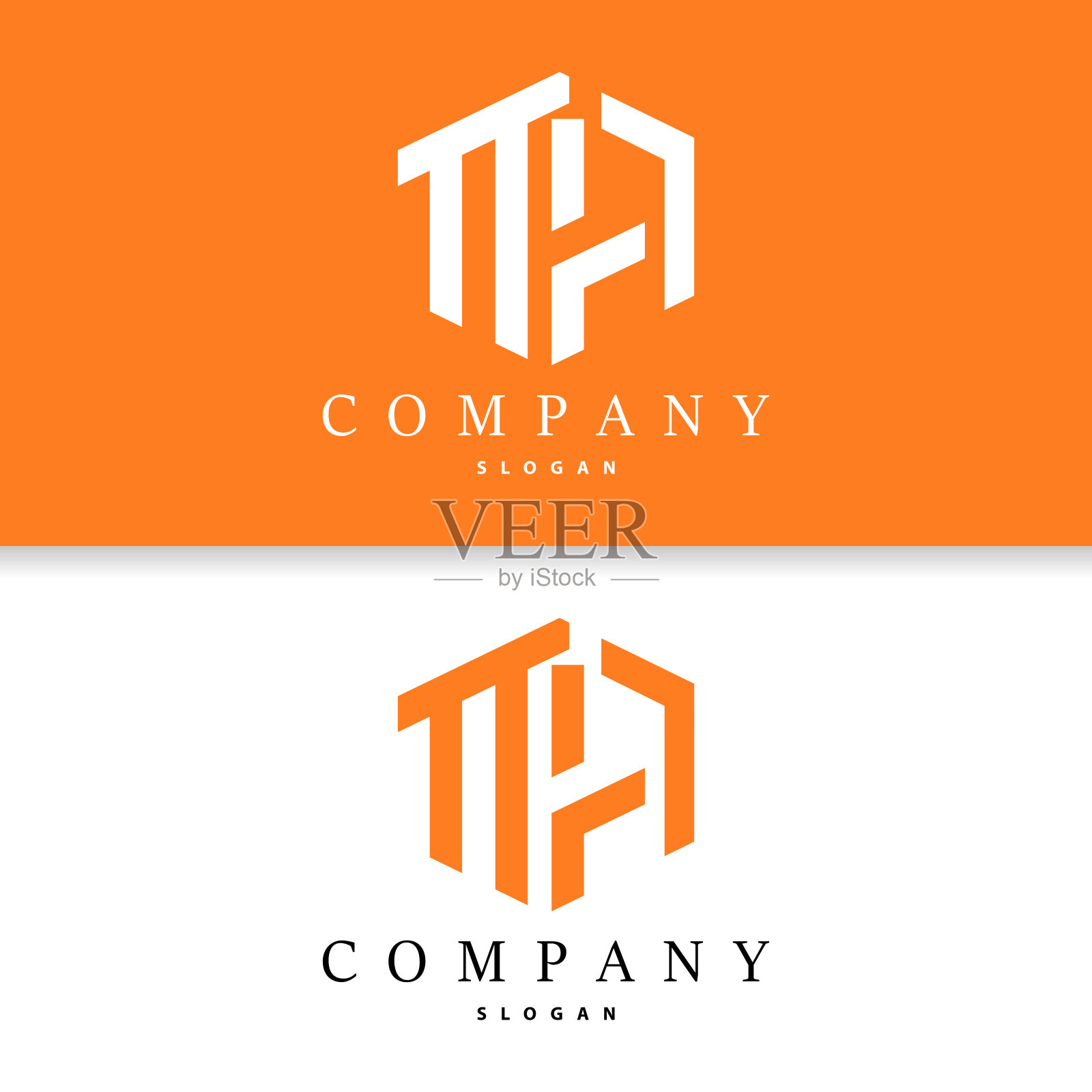 TA字母，AT现代和豪华图标矢量模板元素插画图片素材