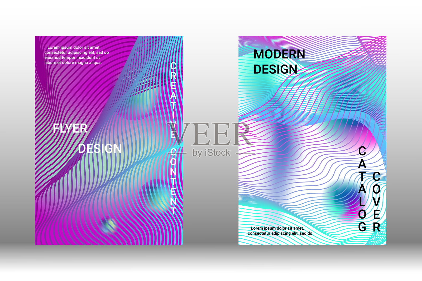 创意背景由抽象线条来创造插画图片素材