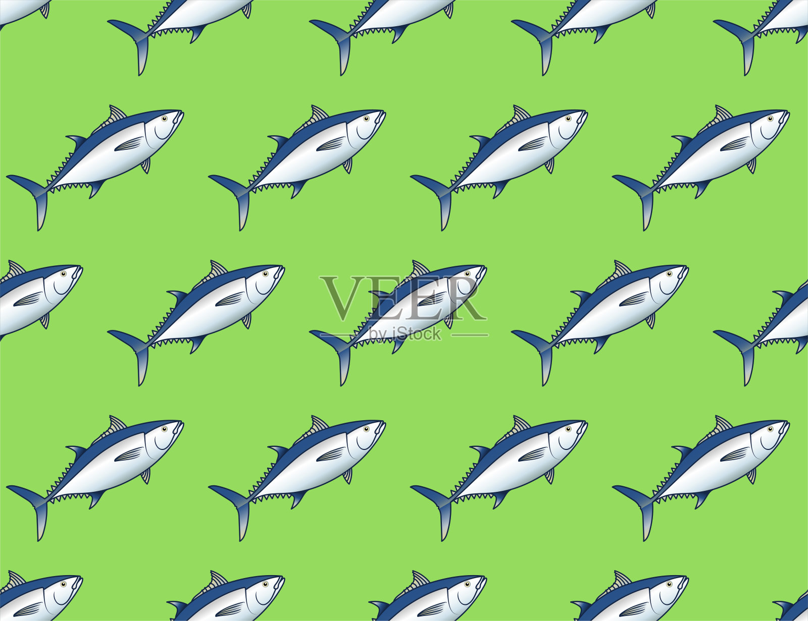 重复金枪鱼的质地。插画图片素材