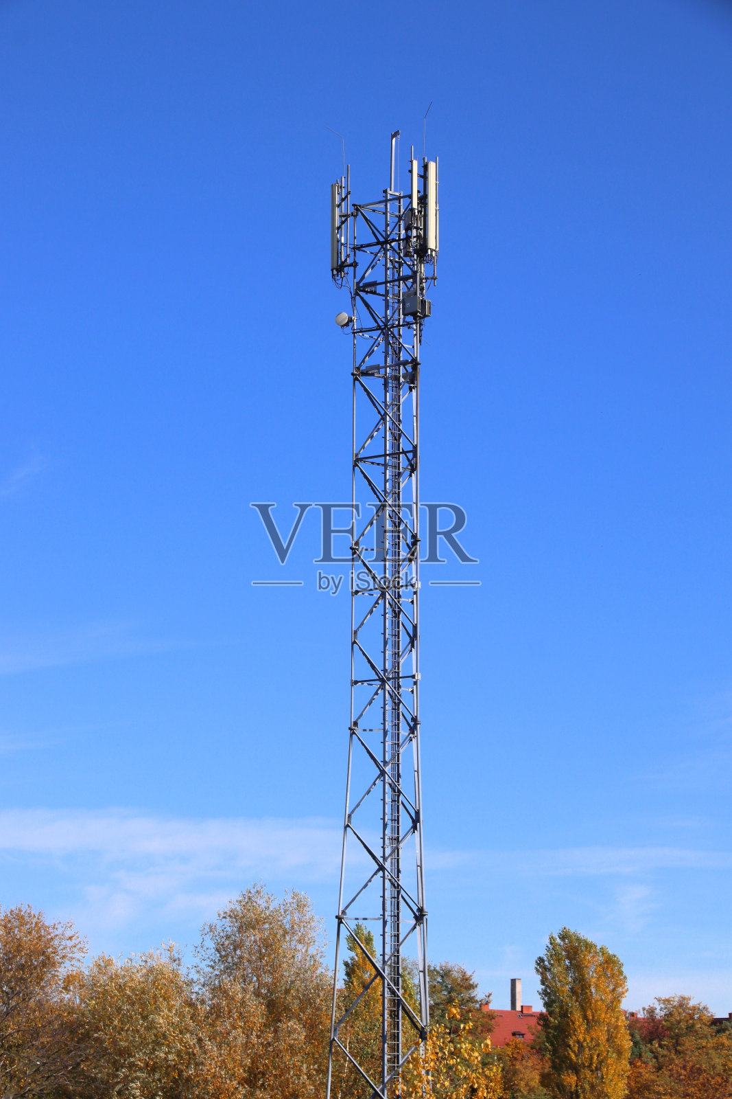 波兰的移动基站照片摄影图片