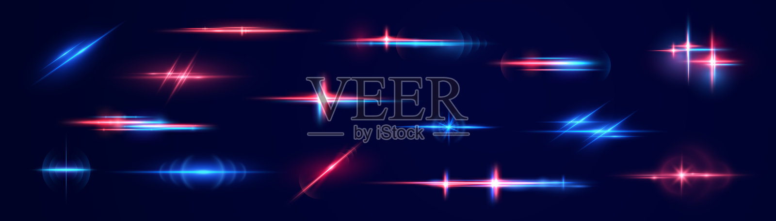 浅红蓝插画图片素材