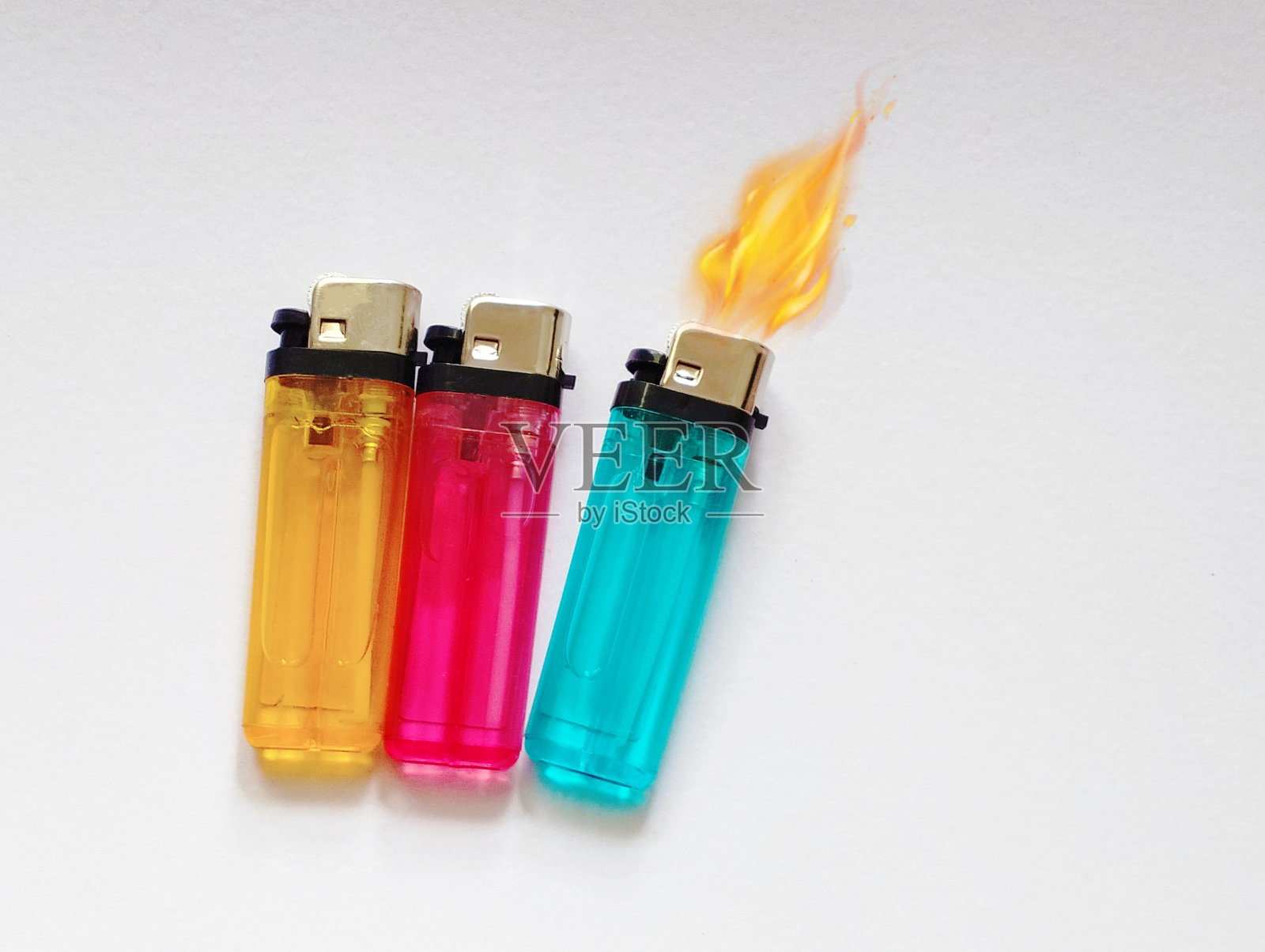 三色灯座照片摄影图片