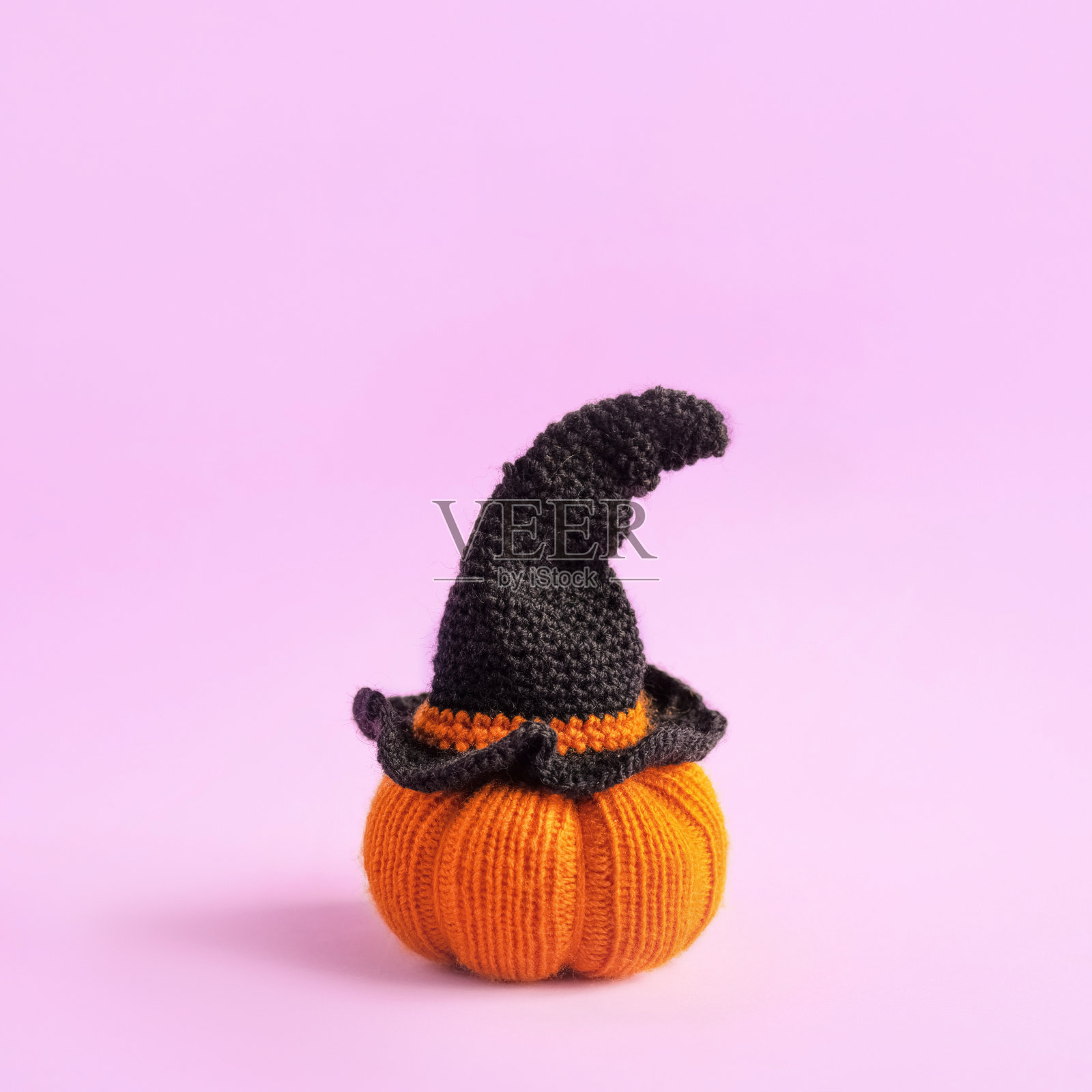 橙色针织南瓜照片摄影图片