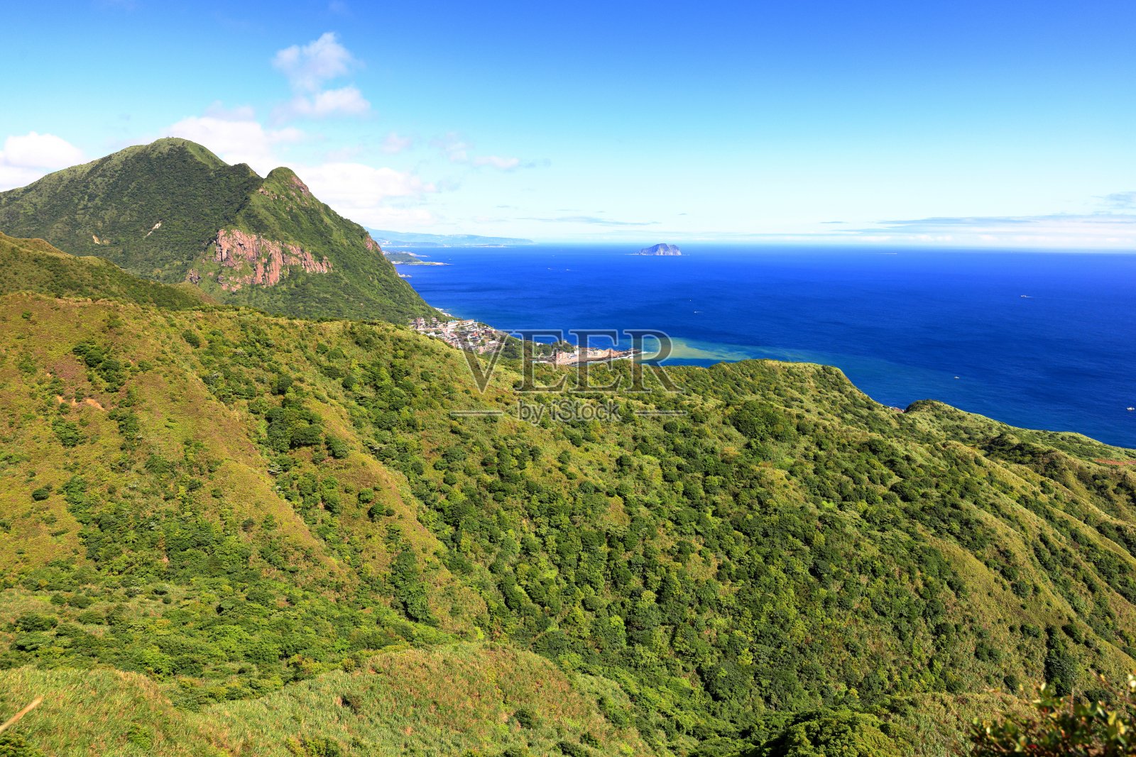 山景金果石和九份地区的热门旅游目的地照片摄影图片