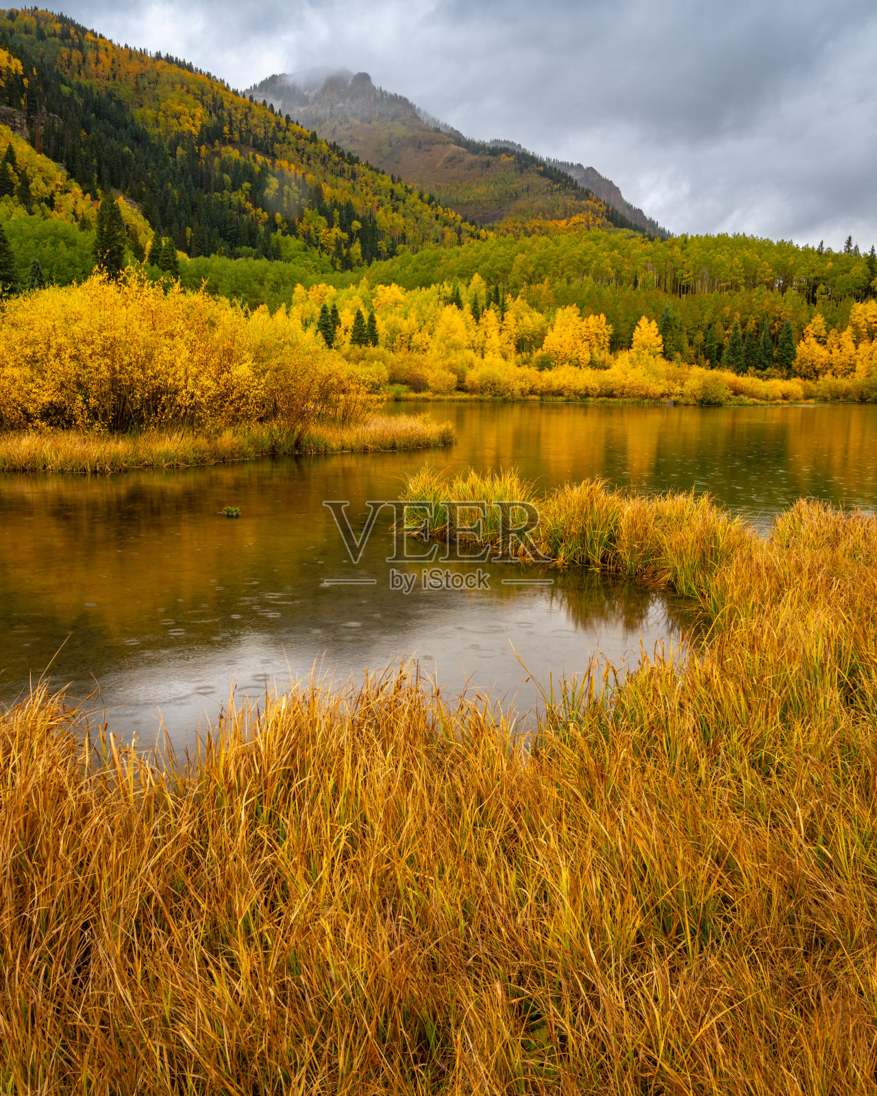 美国科罗拉多州南部的雪景照片摄影图片