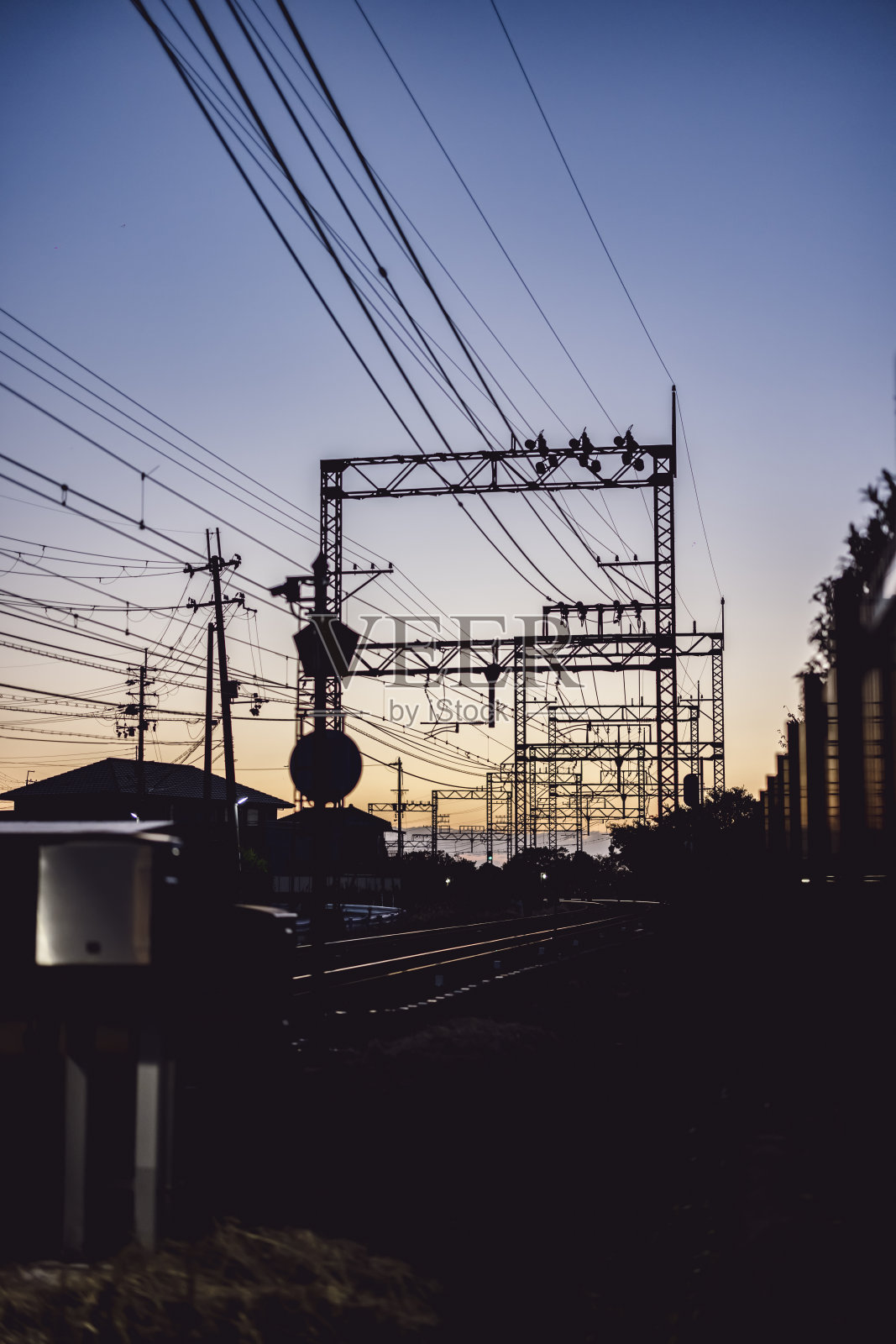 日本的铁路照片摄影图片