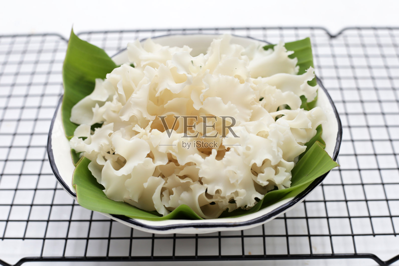 花椰菜蘑菇或花椰菜真菌照片摄影图片