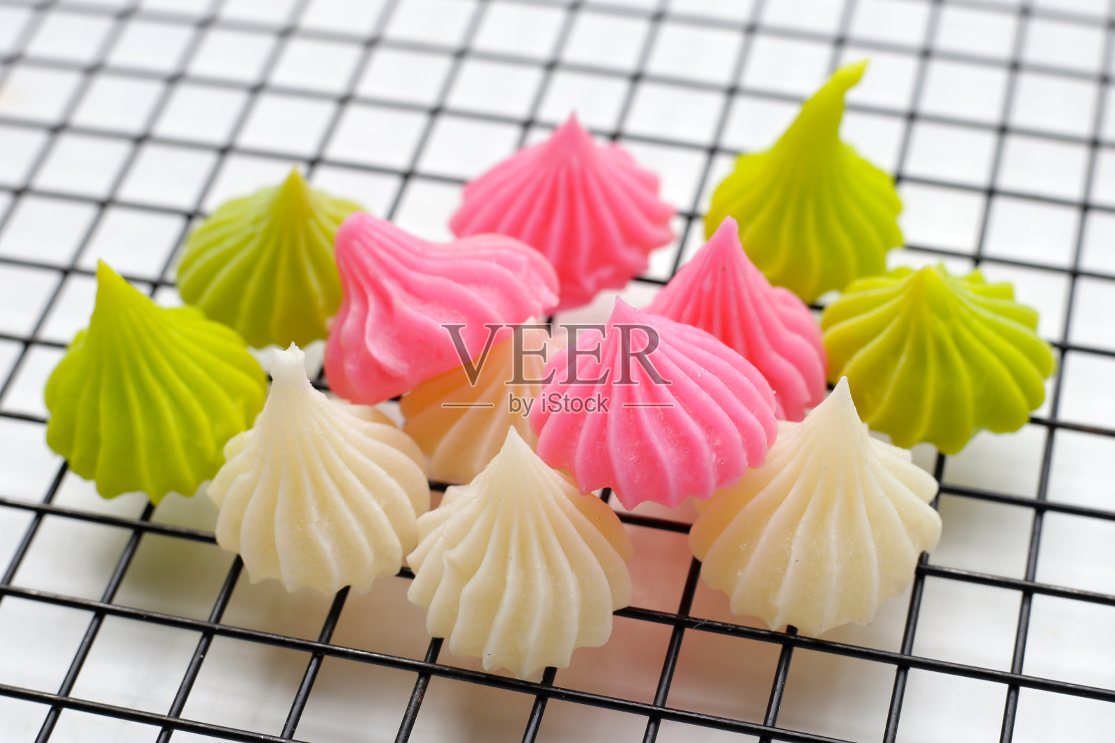 诱惑，五颜六色的泰国甜点照片摄影图片