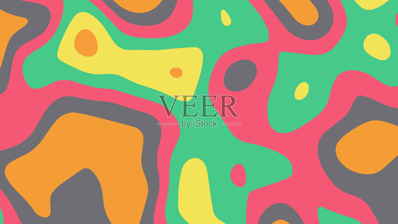 用于插图的抽象图案背景图形插画图片素材