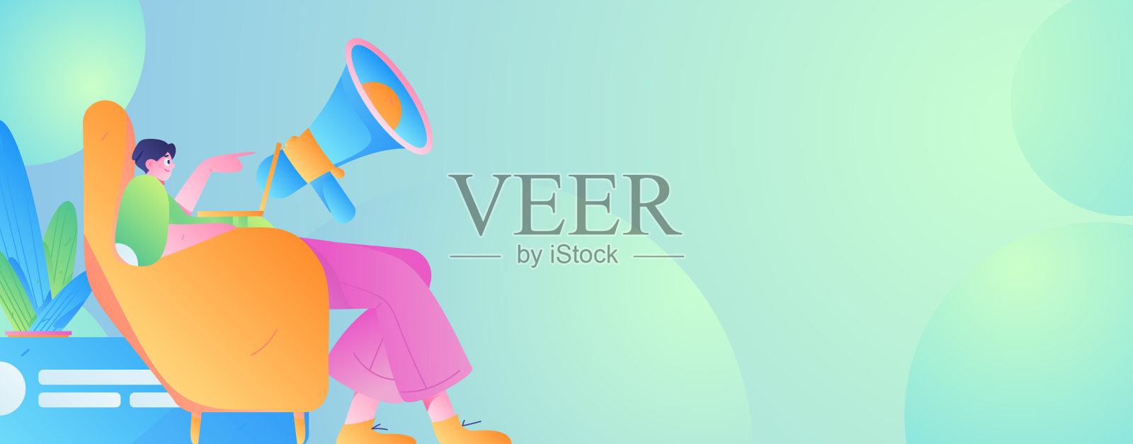 通知公告矢量创意平面手绘插图插画图片素材