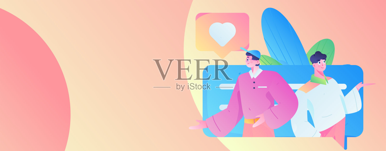 与顾问沟通平面矢量字符概念操作手绘插画插画图片素材