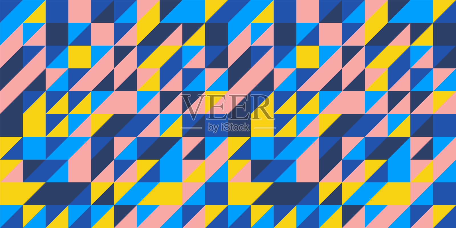 矢量无缝模式。现代时尚抽象纹理。插画图片素材