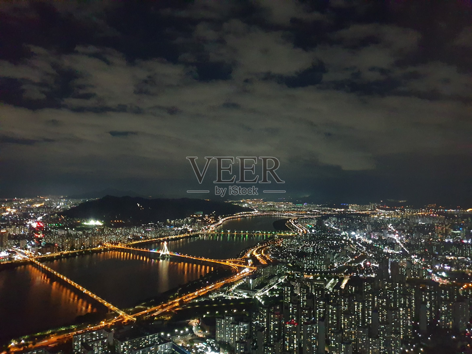 城市夜景照片摄影图片