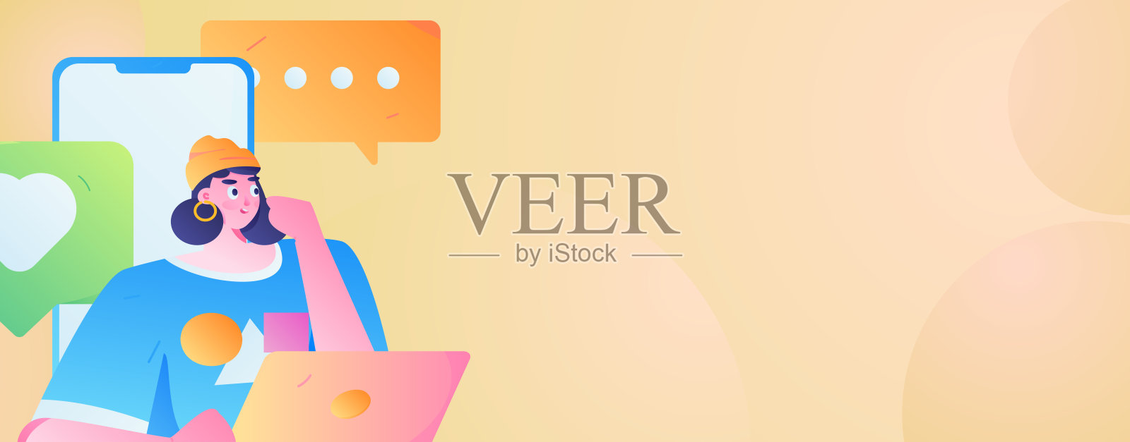 与顾问沟通平面矢量字符概念操作手绘插画插画图片素材