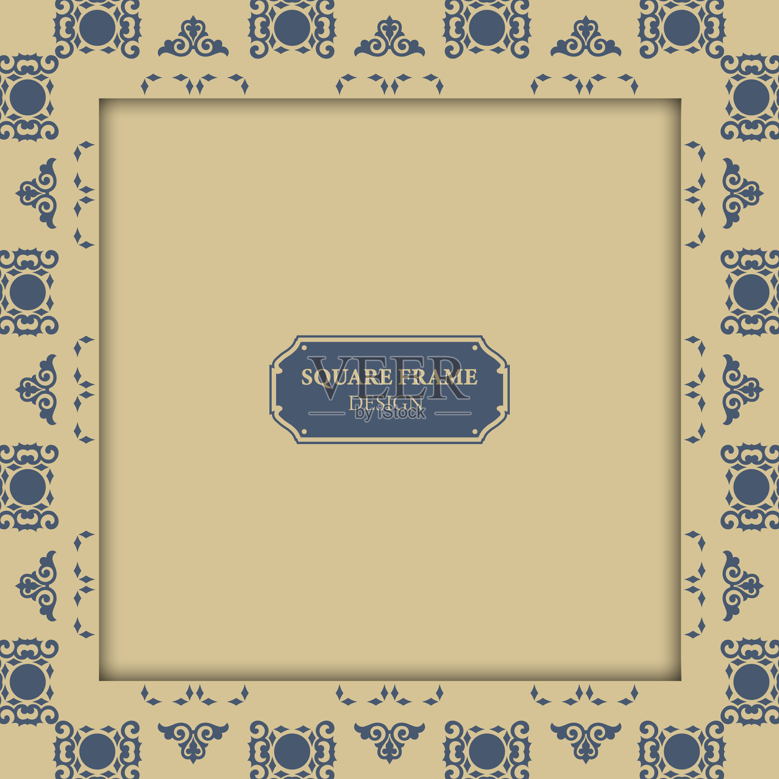 经典装饰框架插画图片素材