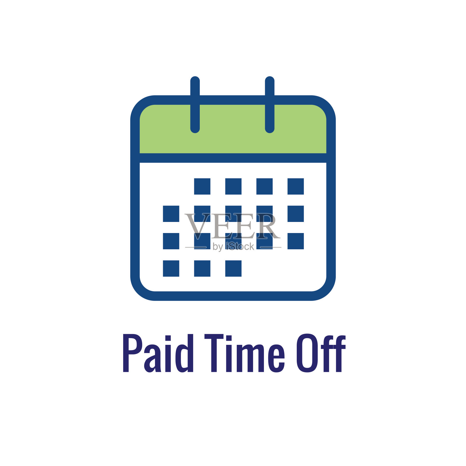 带薪家庭假福利- PFL福利包括病假、带薪休假、假期福利、家庭成员死亡、产假、陪产假和其他PTO插画图片素材