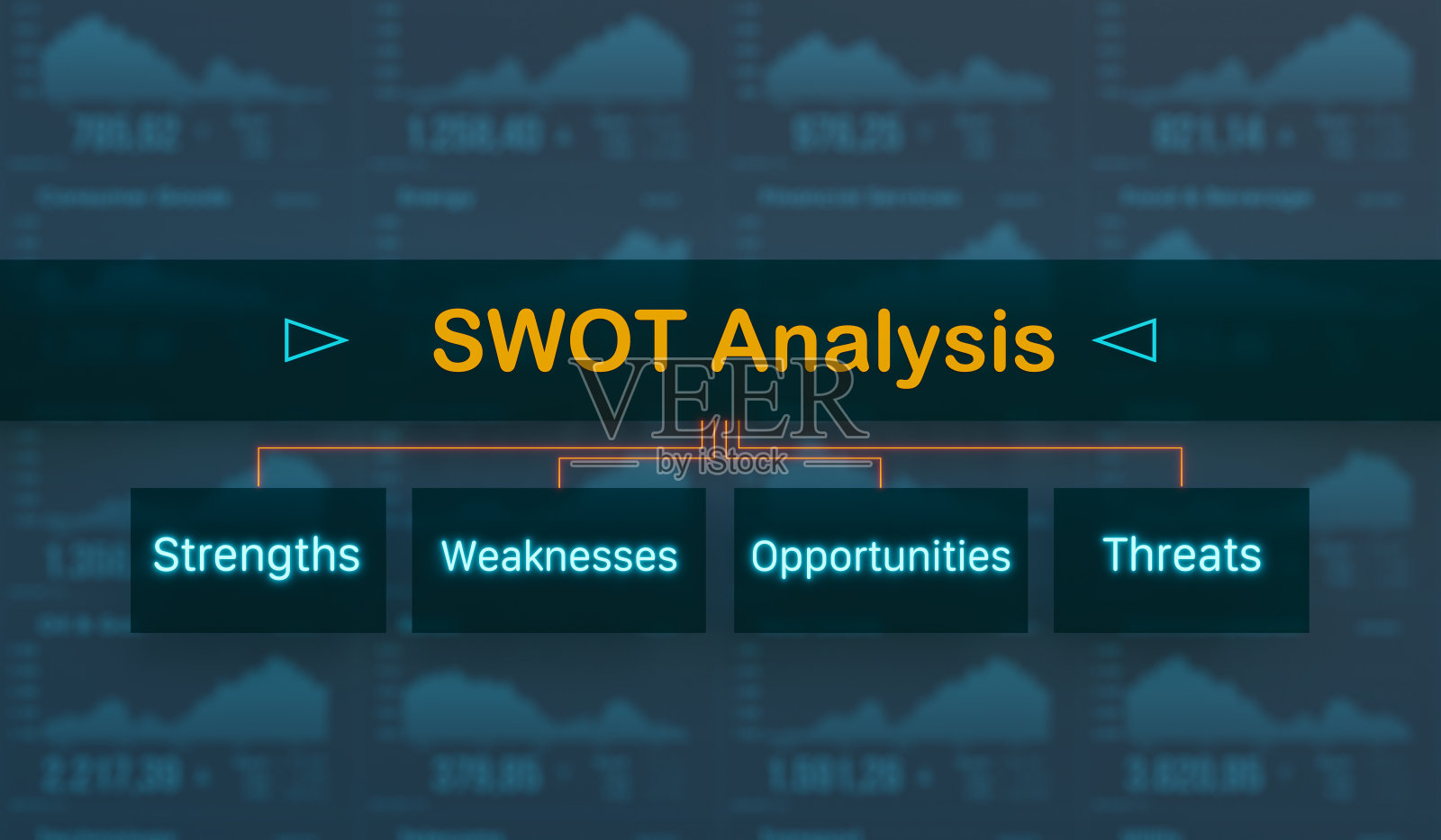SWOT分析插画图片素材