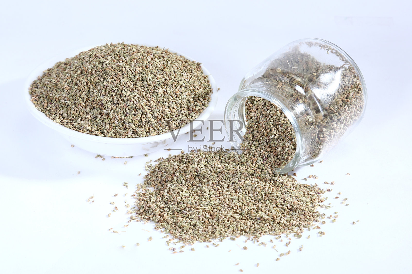 卡罗姆种子或印度香料照片摄影图片