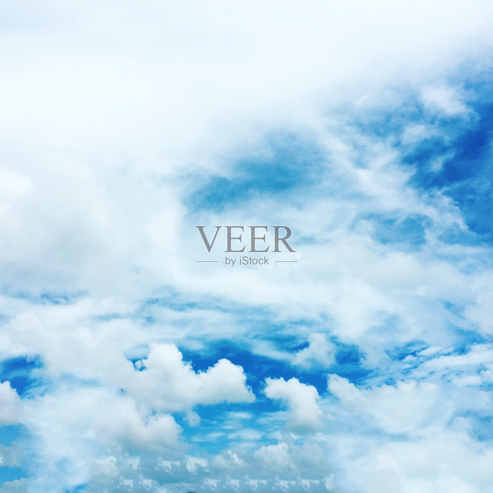 白云蓝天的背景照片摄影图片