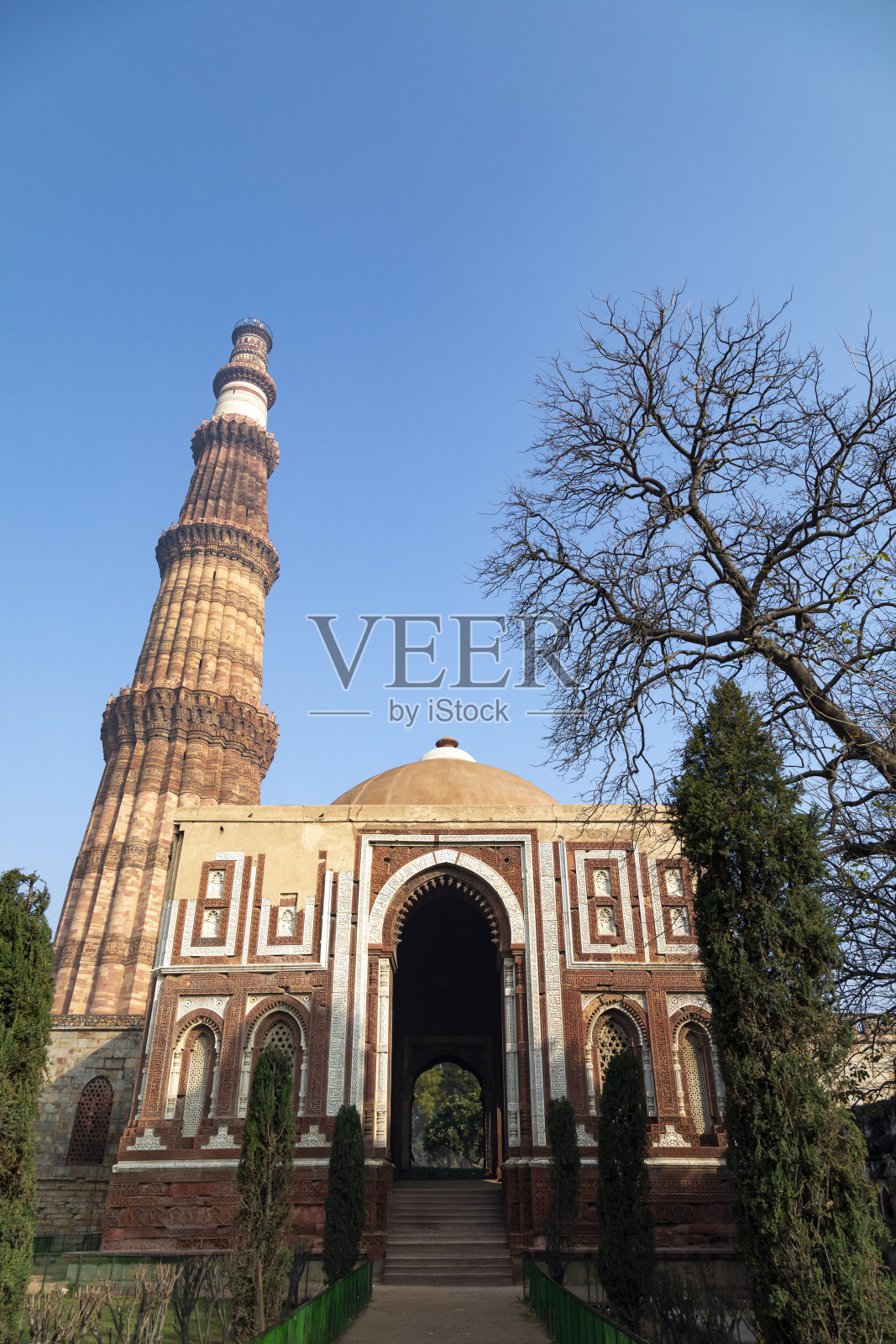 Qutub灯塔照片摄影图片