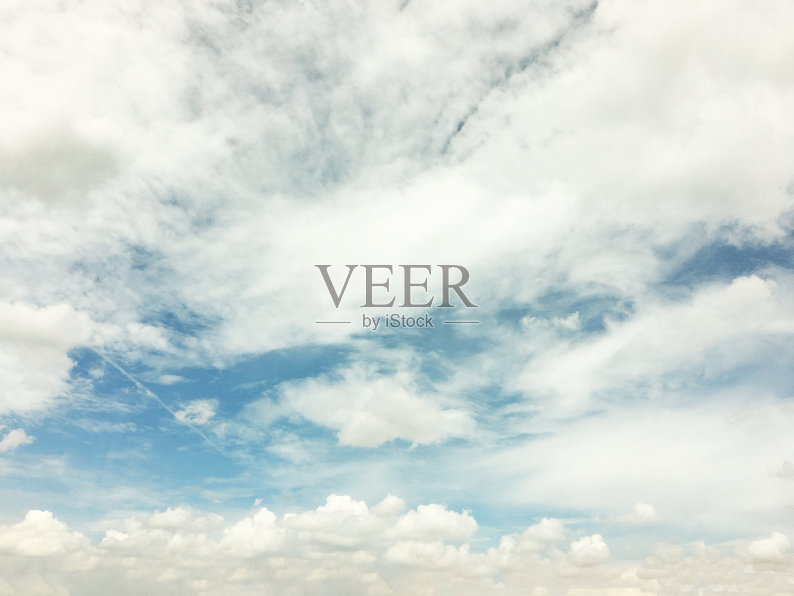 白云蓝天的背景照片摄影图片