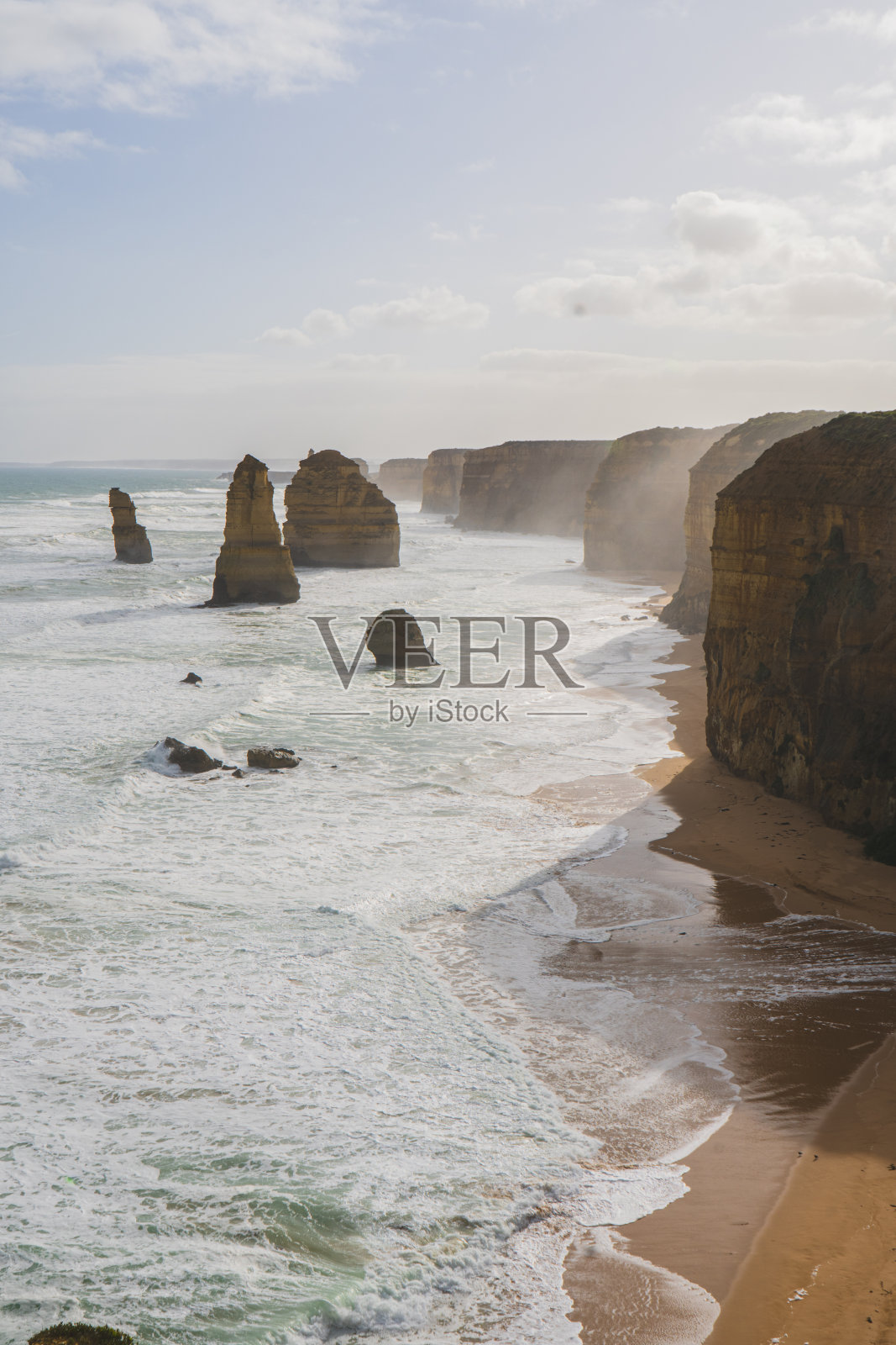 十二使徒，大洋路，维多利亚，澳大利亚照片摄影图片