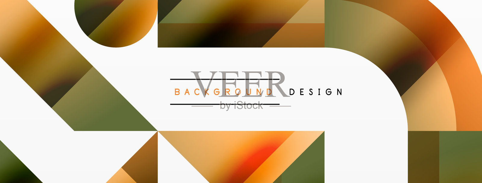 几何背景与正方形三角形插画图片素材