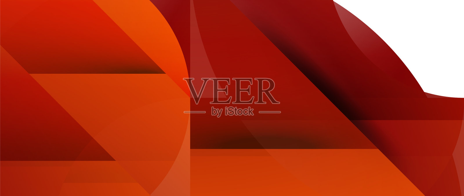 几何融合-抽象和谐的三角形插画图片素材