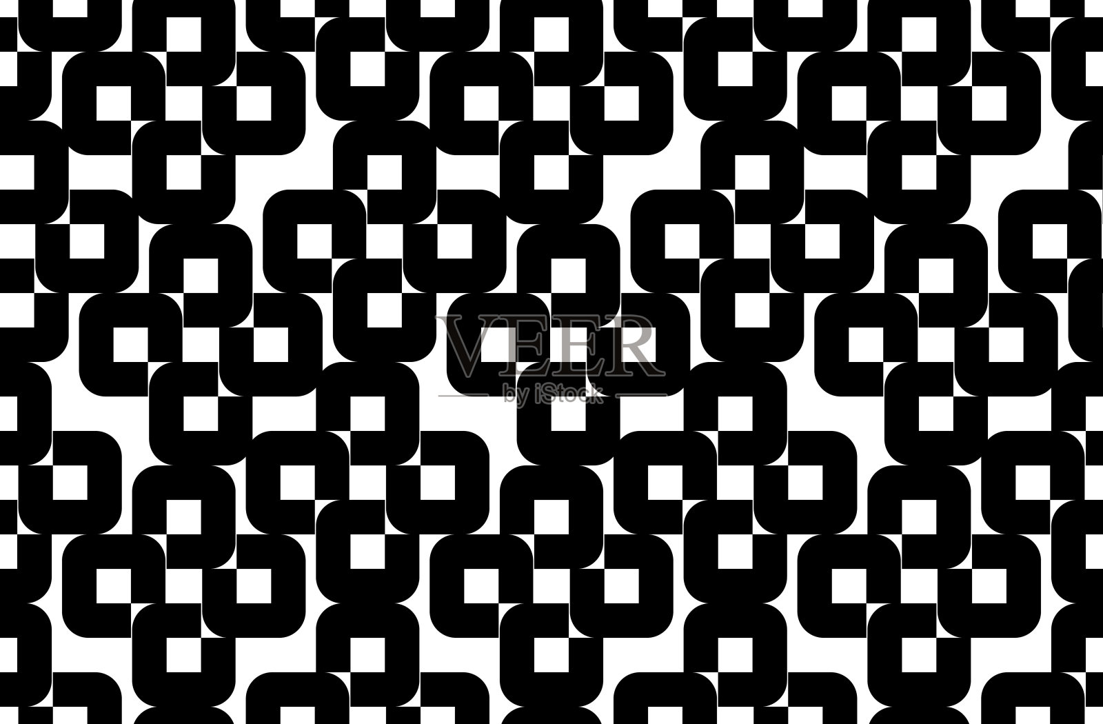 无缝图案礼品包装纸。无缝图案墙纸插图。抽象无缝的黑白图案。织物纹理规则。现代设计插画图片素材