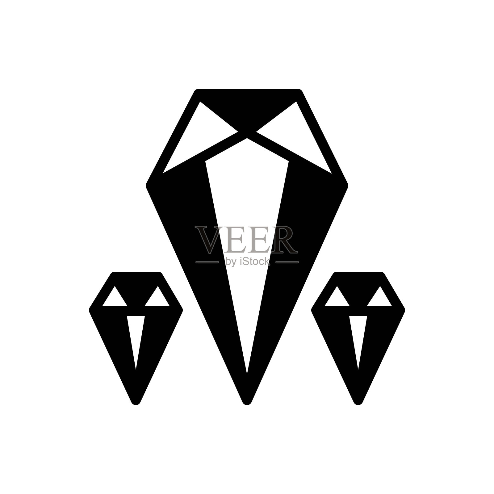 琥珀首饰插画图片素材