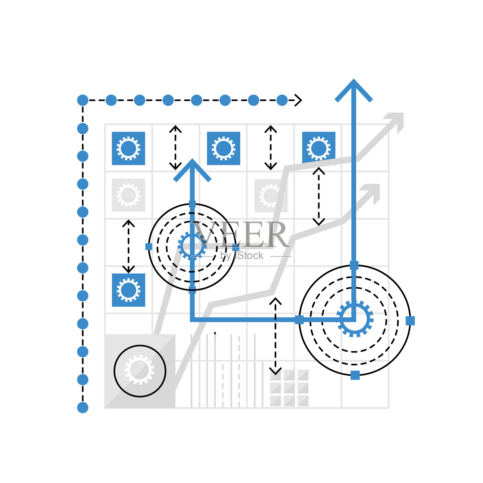 Web程序算法插画图片素材
