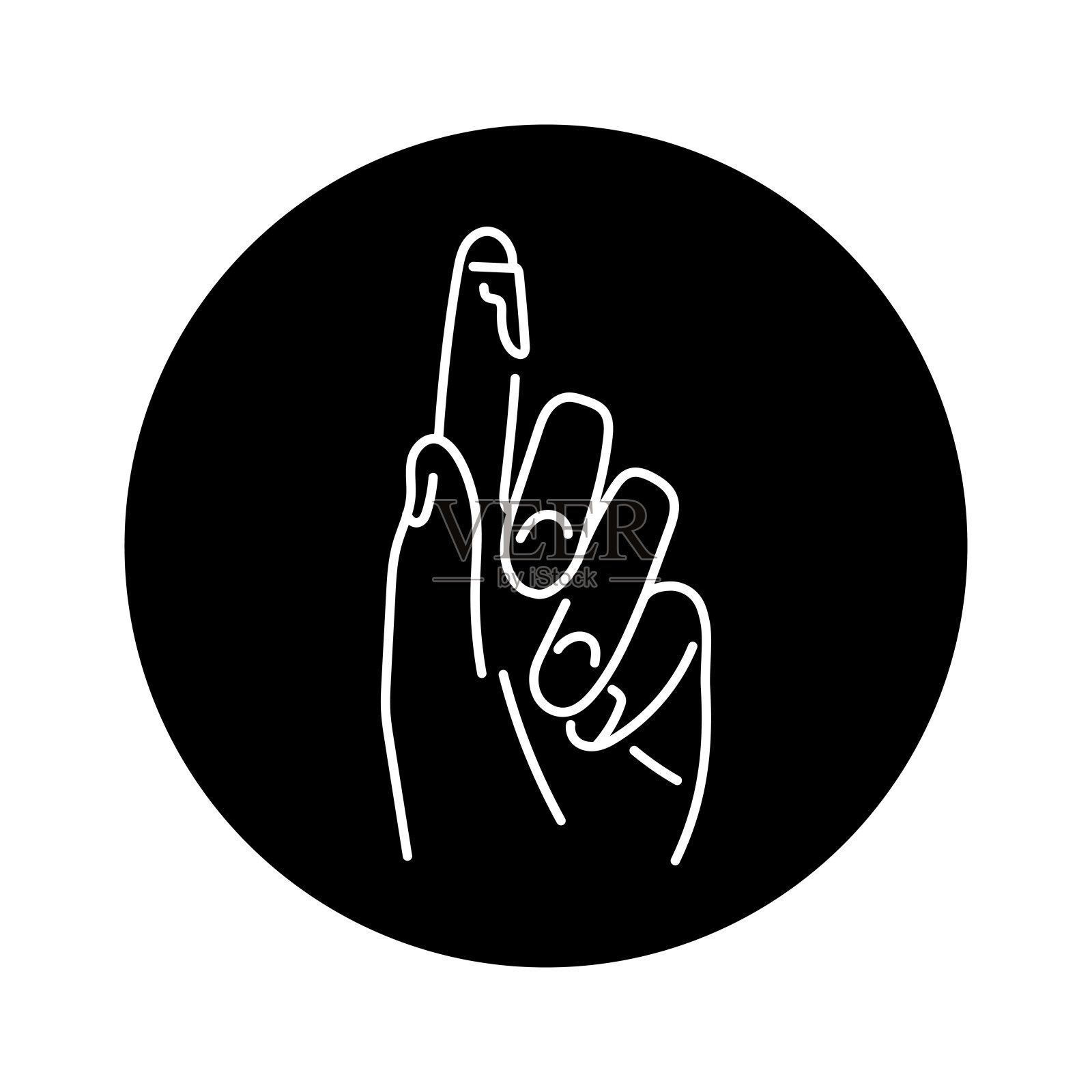 血从手指的颜色线图标。伤害的概念。插画图片素材