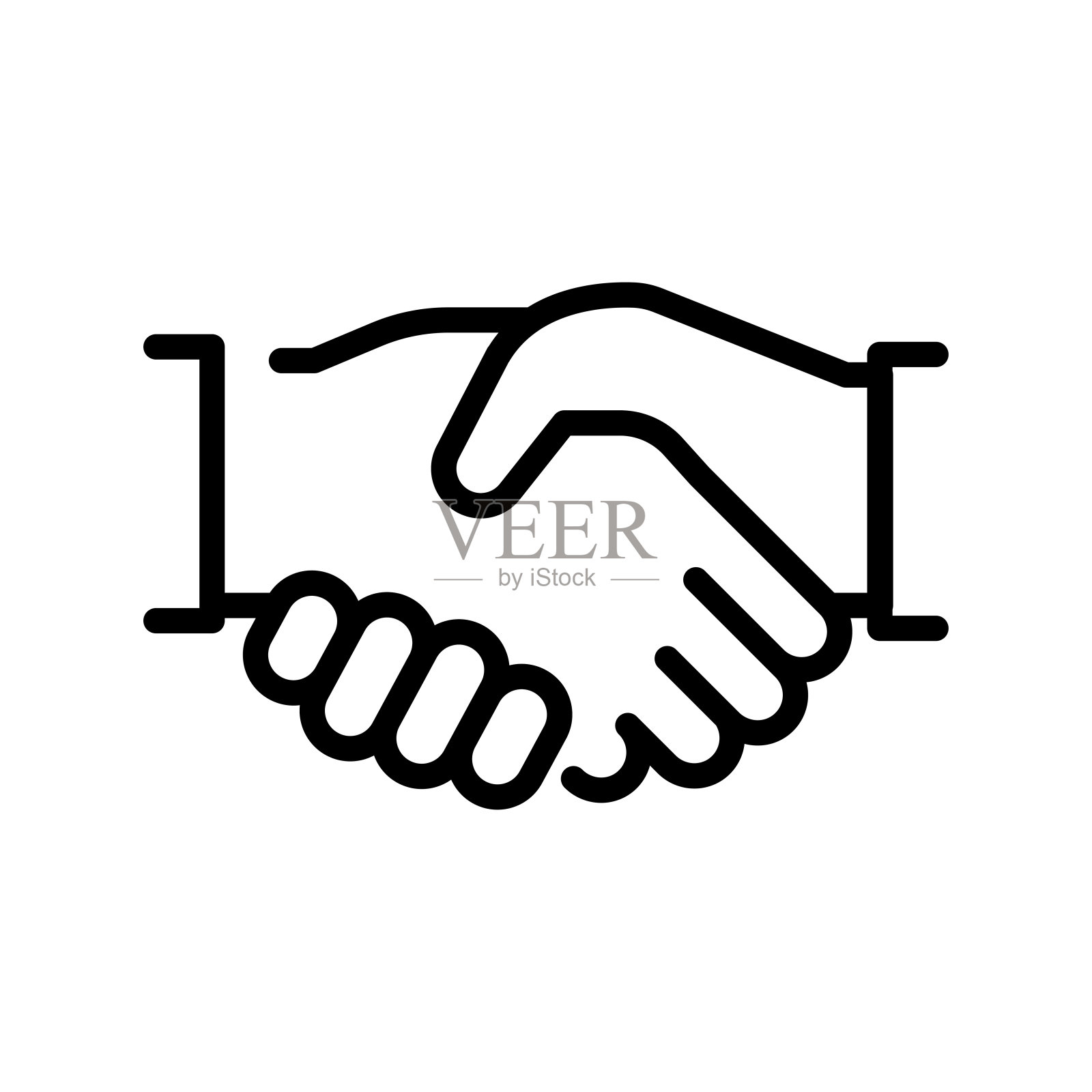 支持线图标。自我发展插画图片素材