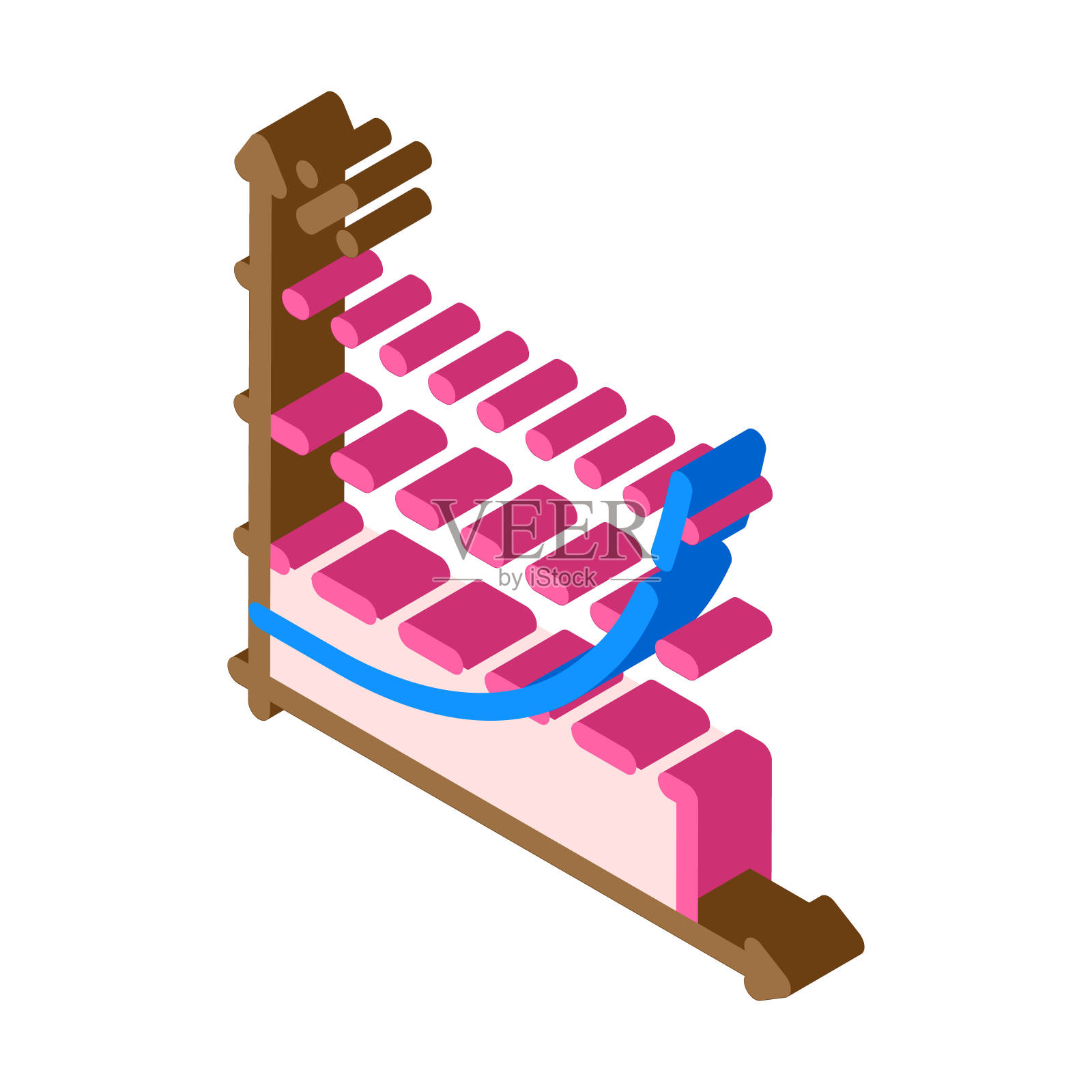 利润率等距矢量图示插画图片素材