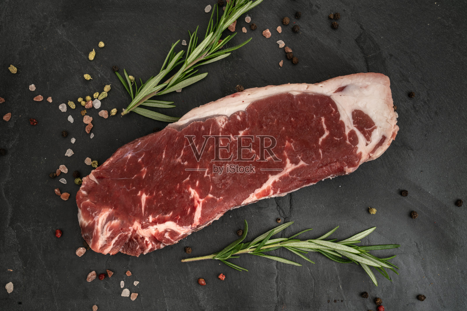 生菲力牛排孤立在白色背景照片摄影图片