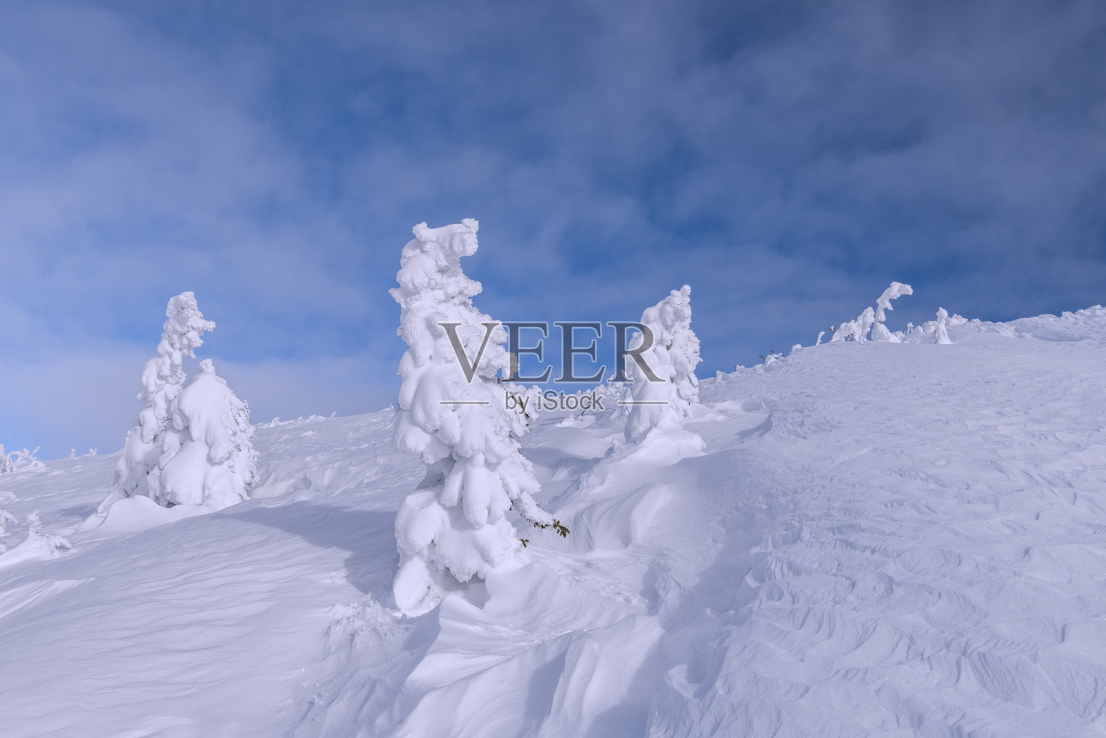 深山的冬天照片摄影图片