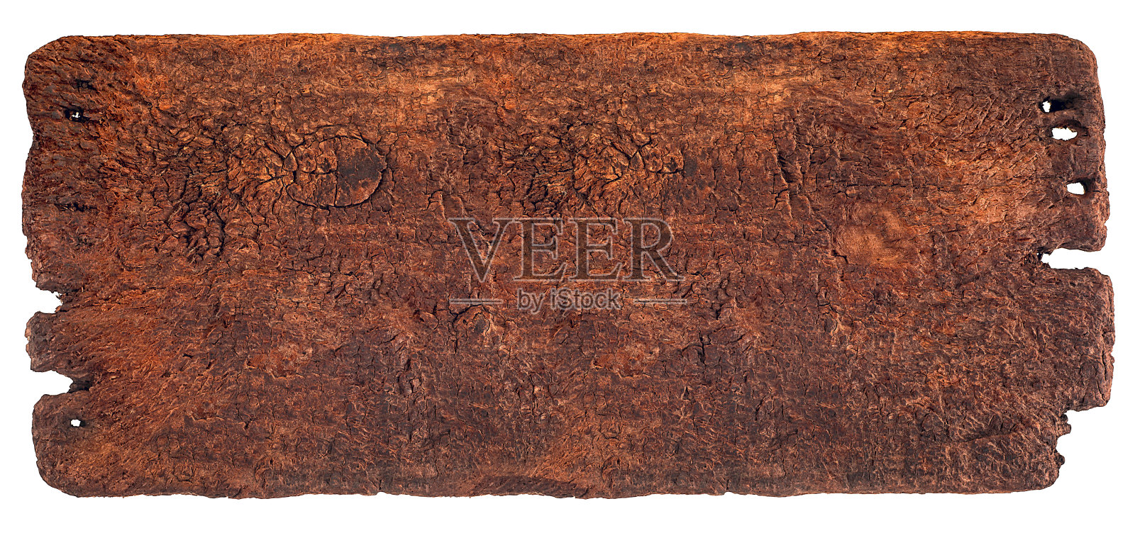 白色背景上的旧木牌。木制的迹象。照片摄影图片