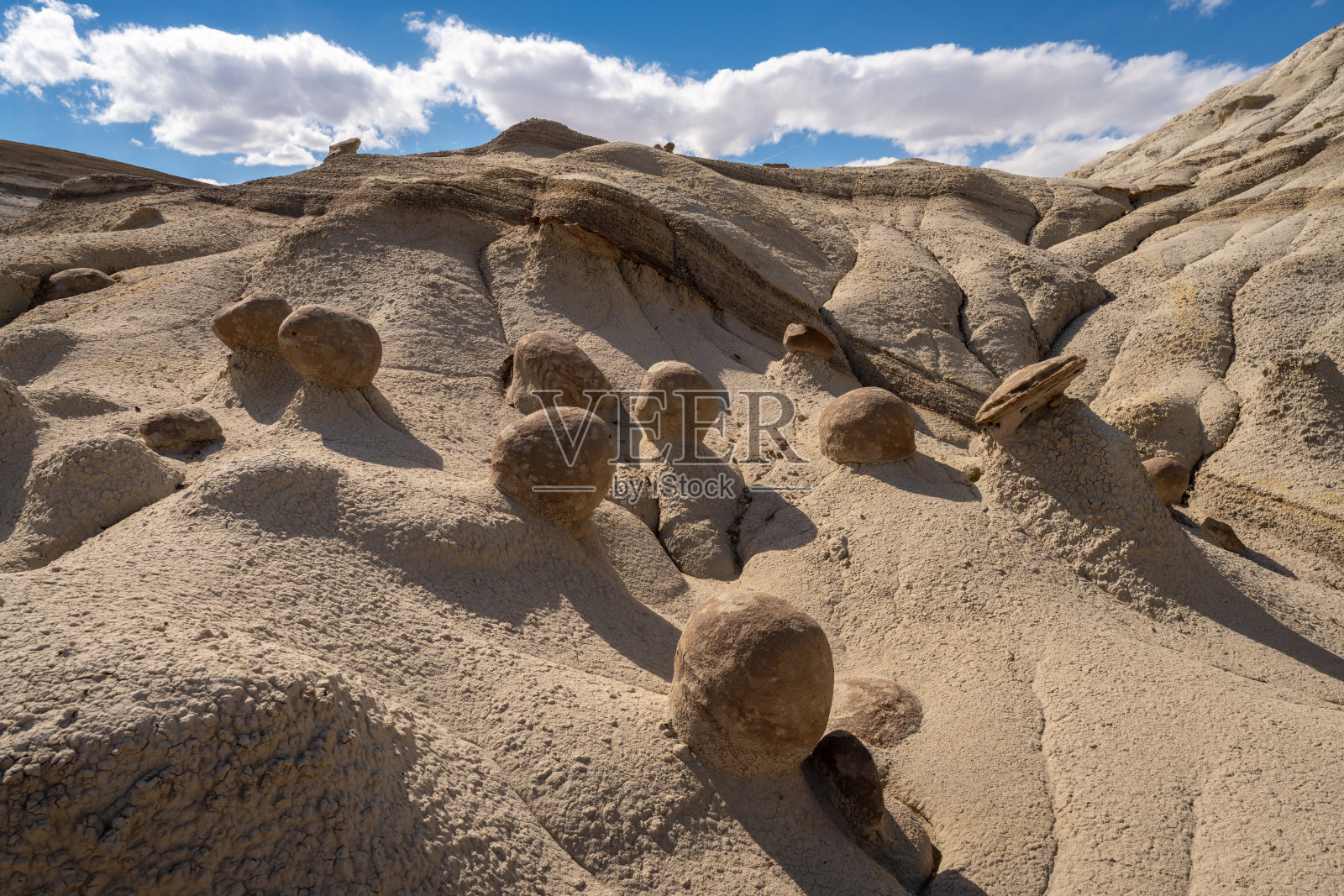 Bisti De Na Zin荒野和荒地在新墨西哥州，美国，美国。照片摄影图片