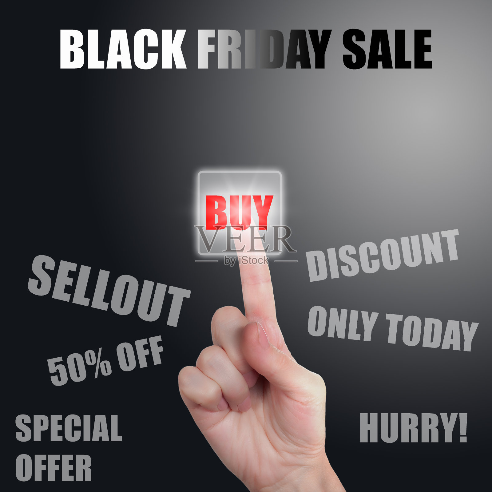 黑色星期五销售和折扣概念照片摄影图片