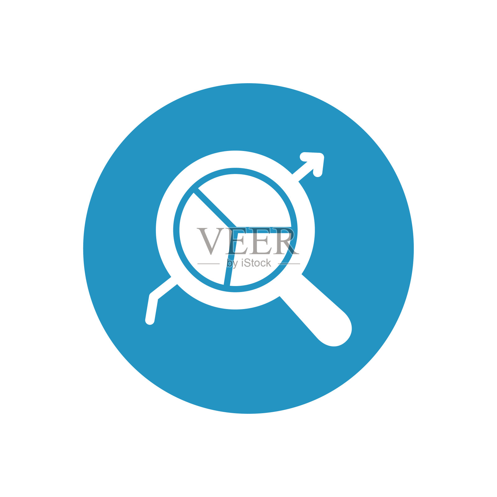 业务监控隔离矢量图标，可以很容易地修改或编辑插画图片素材