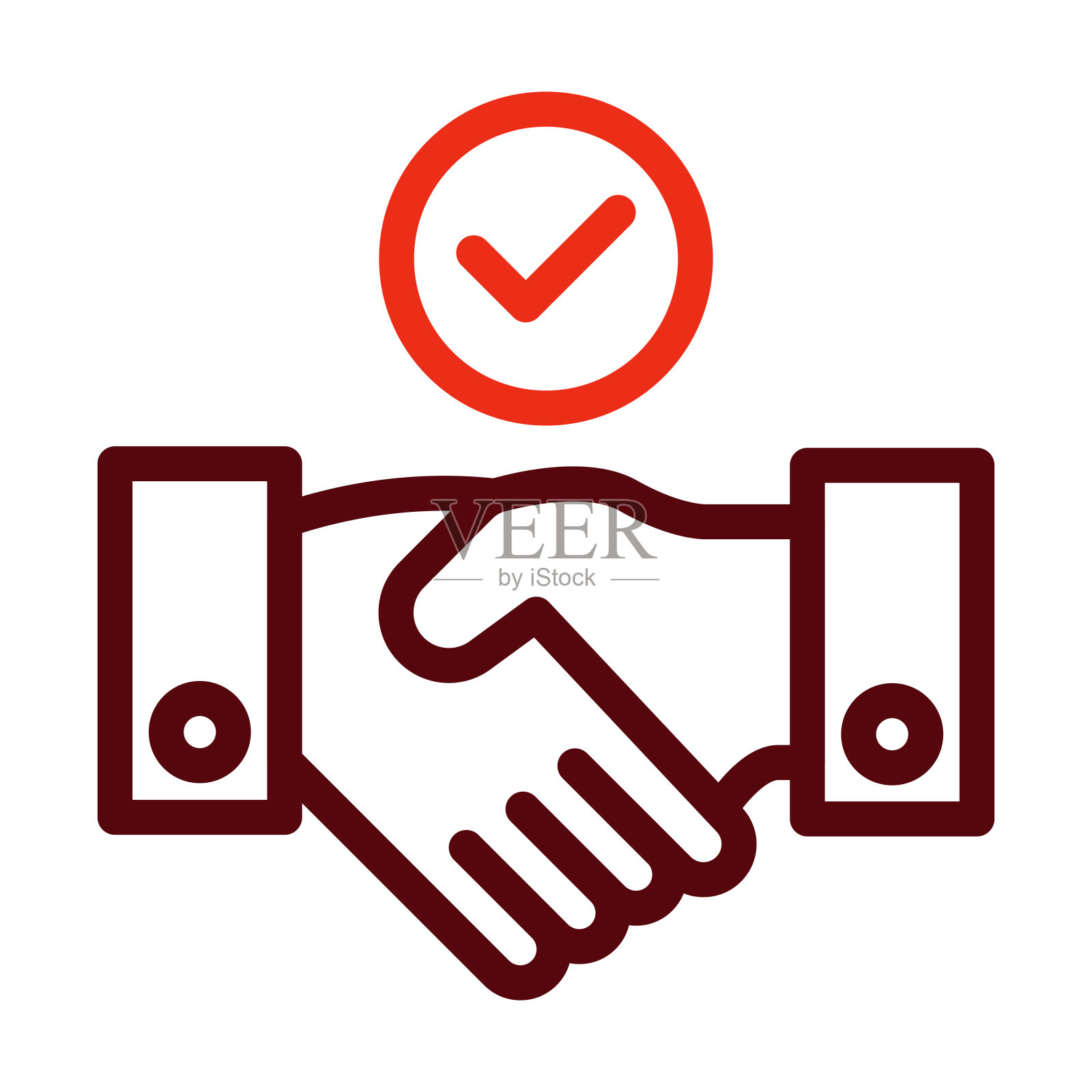 交易矢量粗线两色图标为个人和商业用途。插画图片素材