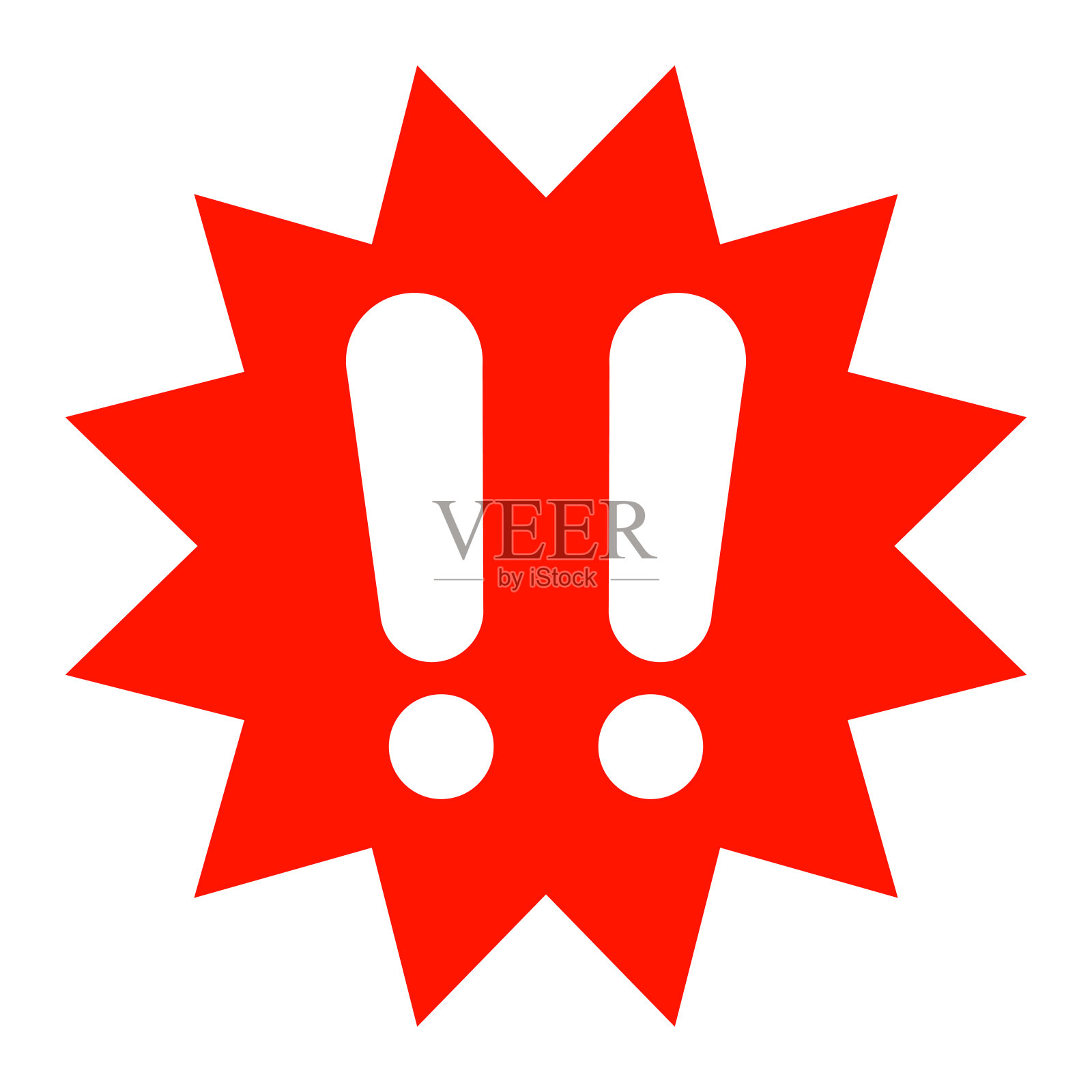 感叹号隔离矢量图标插画图片素材