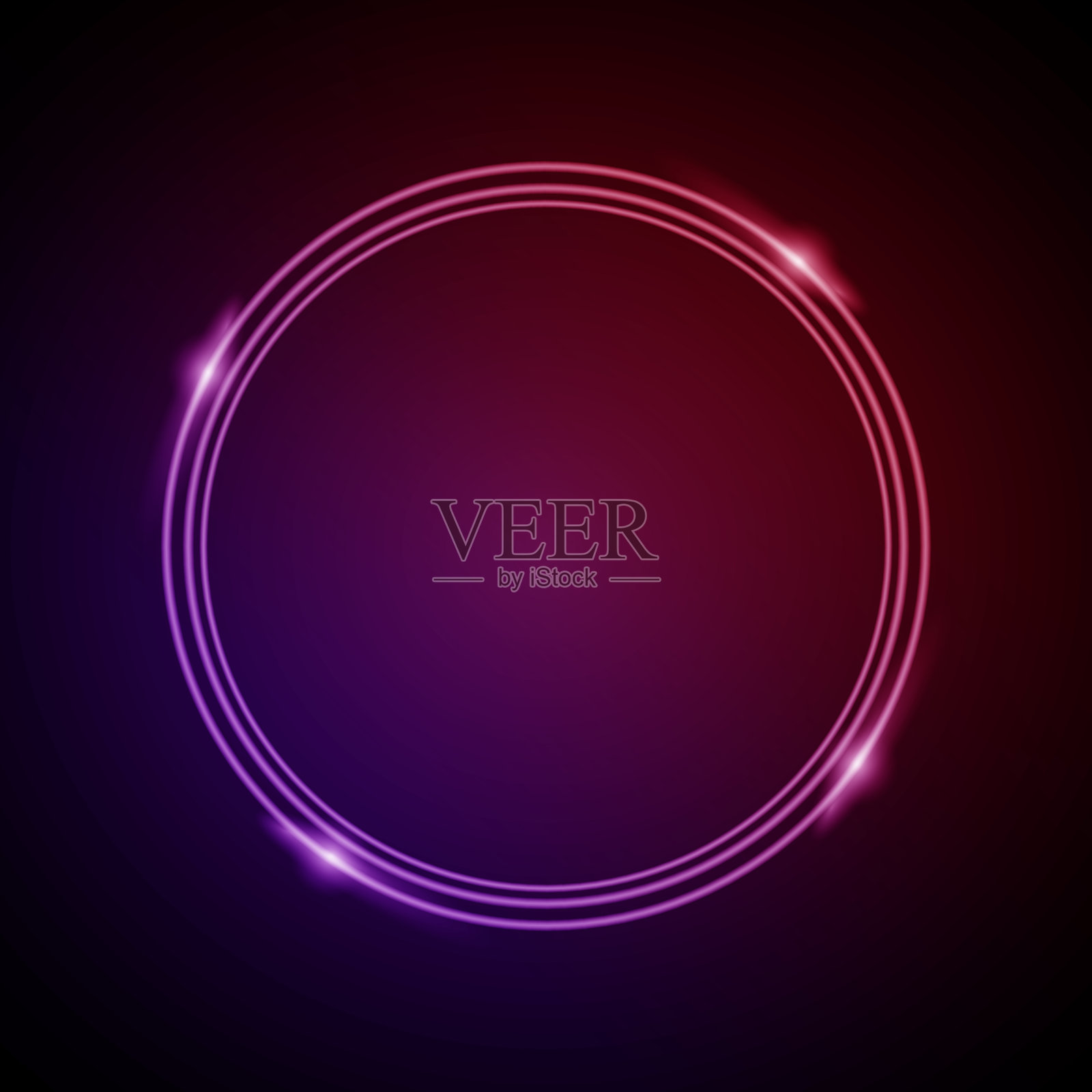 发光的框架插画图片素材