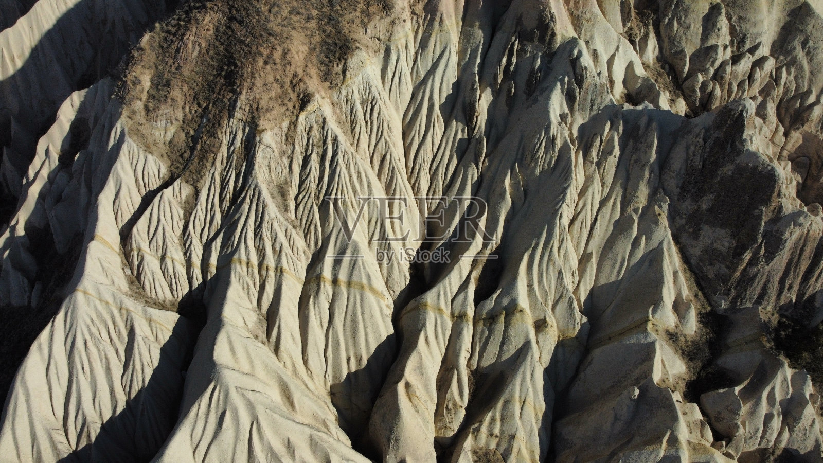 卡帕多西亚高原上奇妙的天然岩层照片摄影图片