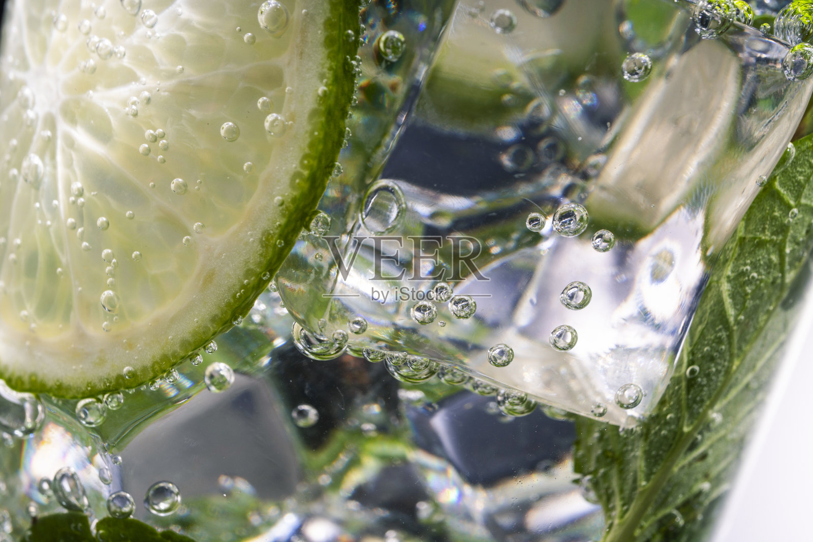 莫吉托酒精鸡尾酒照片摄影图片