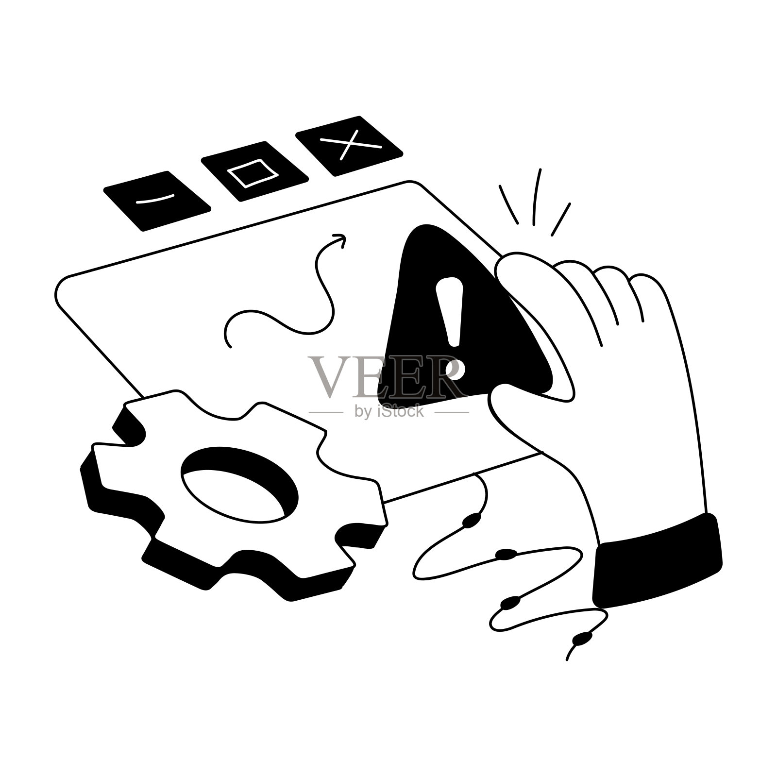 问题解决插画图片素材