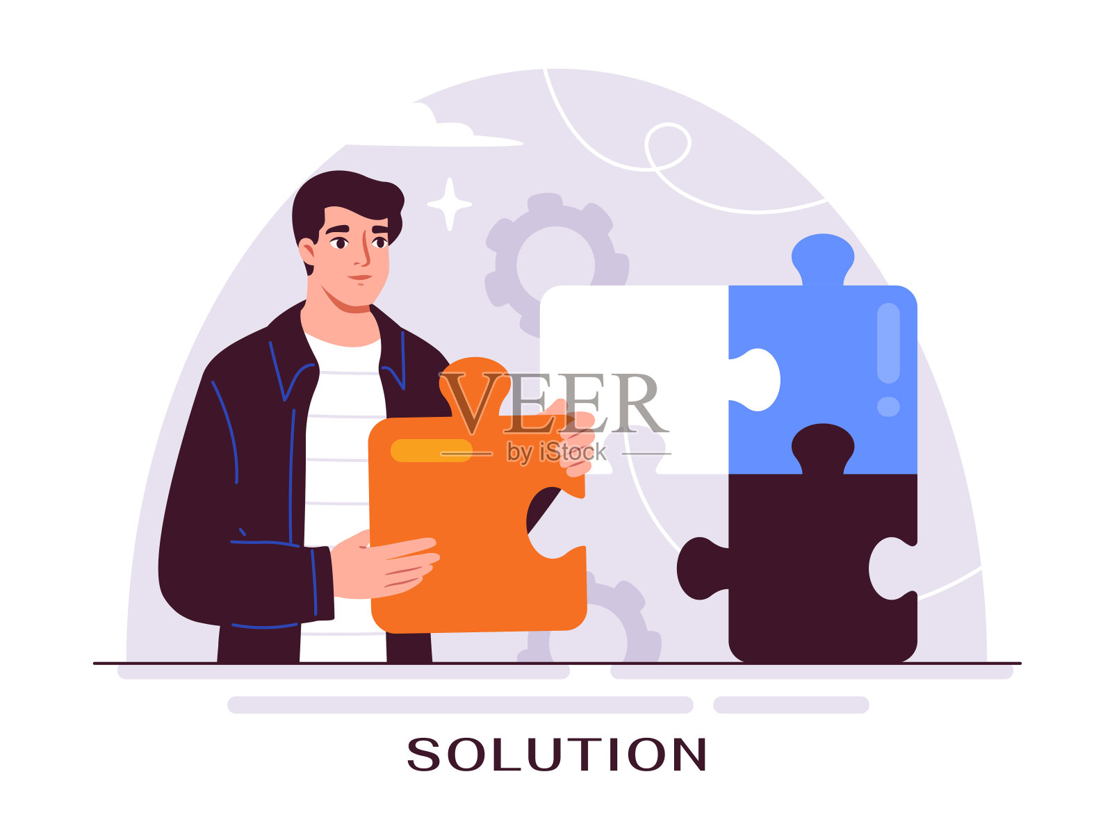 业务流程矢量概念插画图片素材