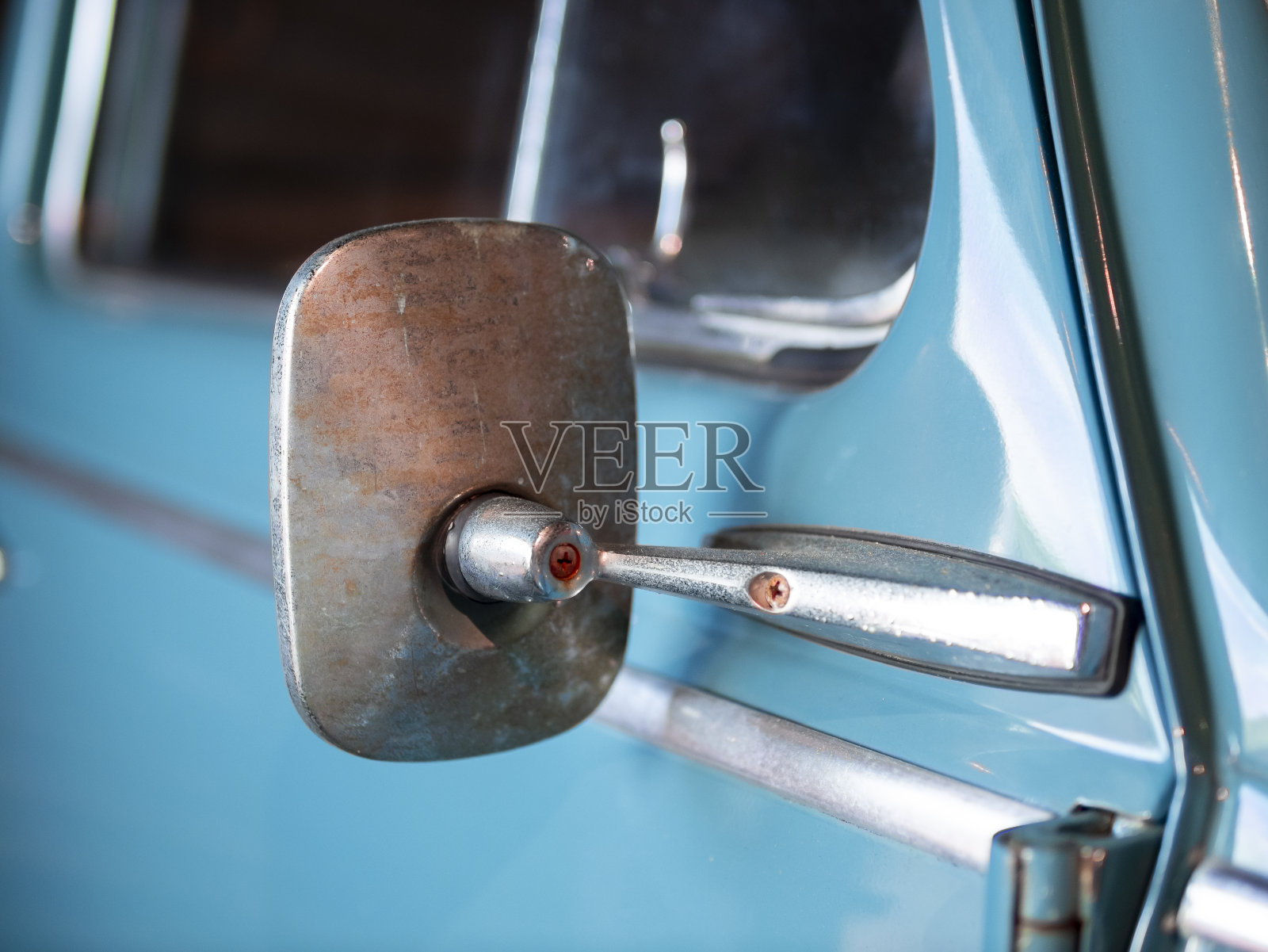 老式汽车门镜照片摄影图片