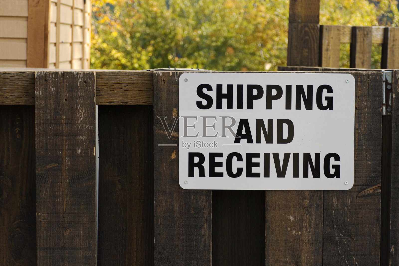 旧的装运和收货标志照片摄影图片