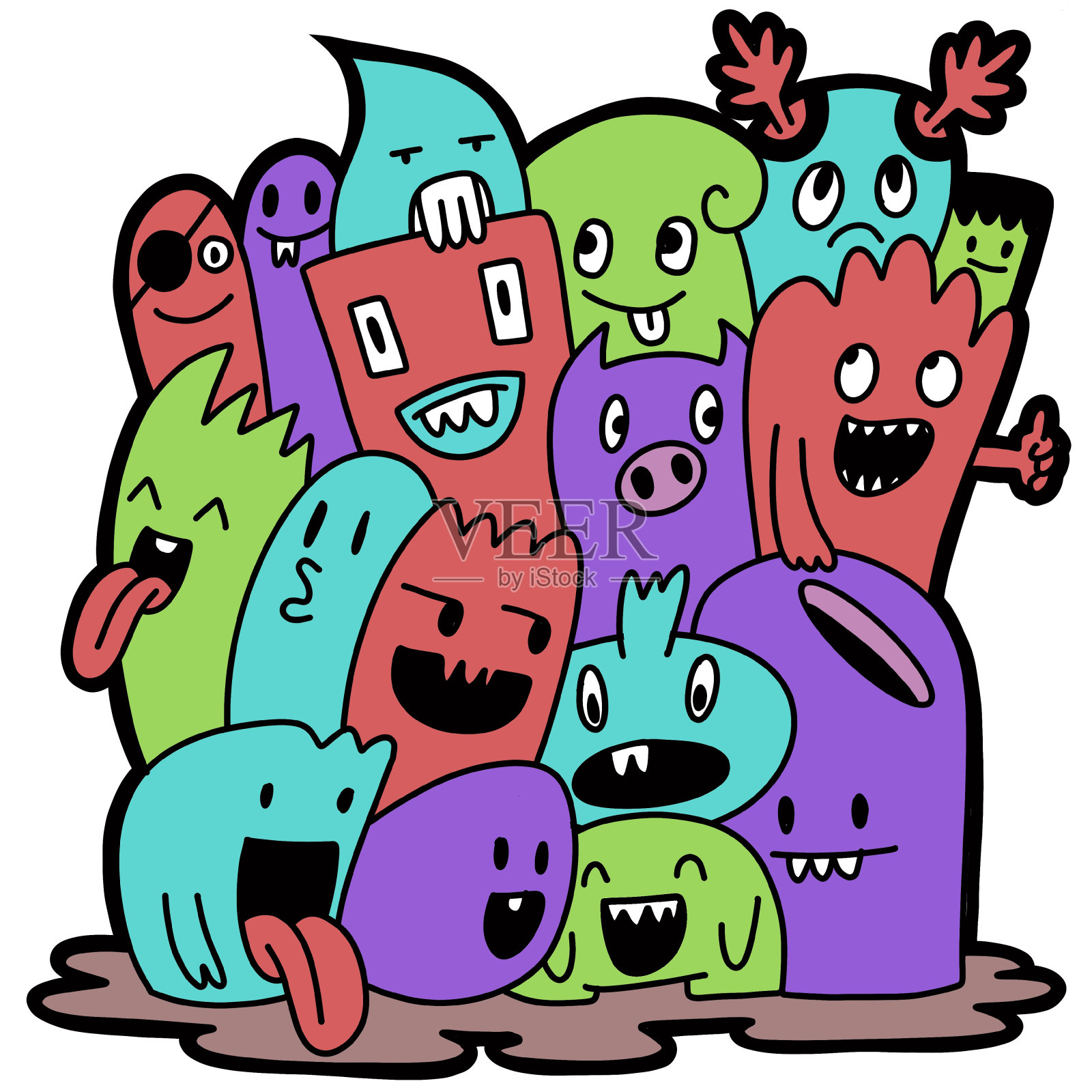 无标题的艺术品插画图片素材